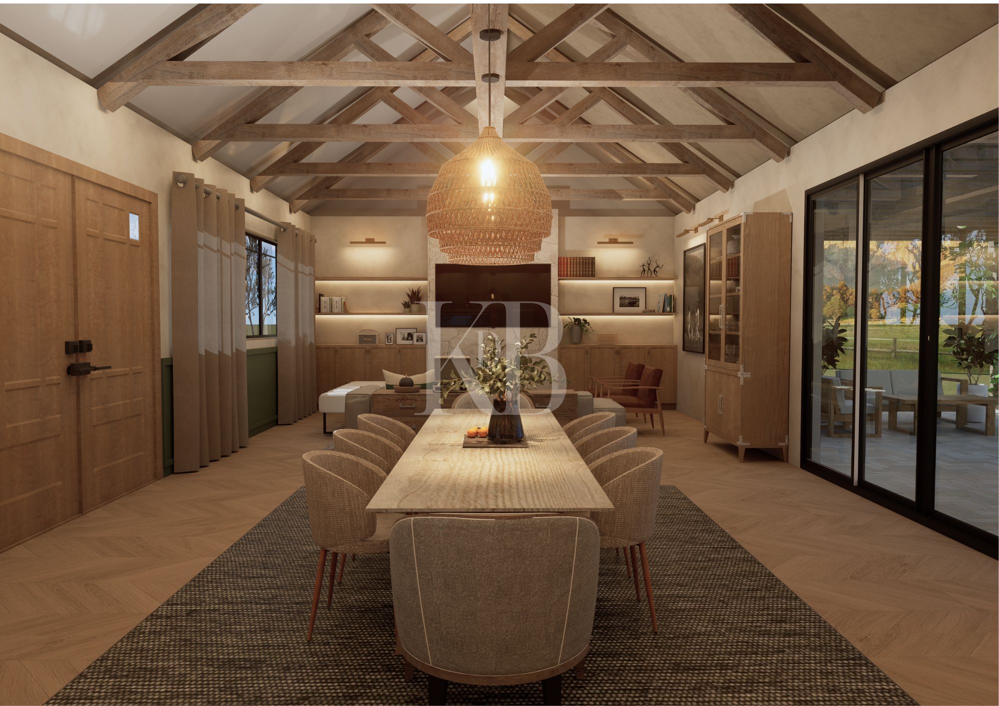 Residential interior design project by Karla de Beer